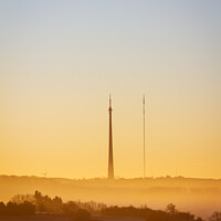 Buy canvas prints of Emley Moor Sunrise by Gary Turner