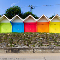 Buy canvas prints of Scarborough Beach Huts by Gary Turner