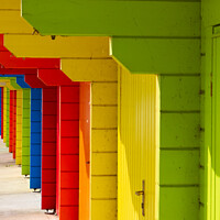 Buy canvas prints of Scarborough Beach Huts III by Gary Turner