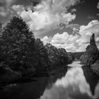 Buy canvas prints of Along the Calder by Gary Turner