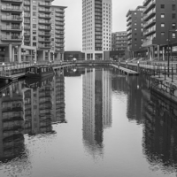 Buy canvas prints of  Clarence Dock by Gary Turner