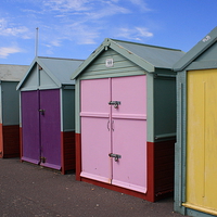 Buy canvas prints of Beach Huts by Gary Turner