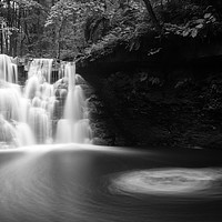 Buy canvas prints of Goitstock Waterfall  by Gary Turner