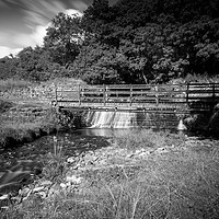 Buy canvas prints of Bridge over Hebden Beck by Gary Turner