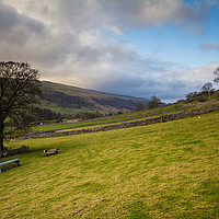 Buy canvas prints of North from Kettlewell to Cross Fields by Gary Turner
