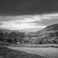 Buy canvas prints of Kettlewell Panoramic Mono by Gary Turner