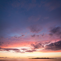 Buy canvas prints of Traigh lar Sunset Portrait by Gary Turner