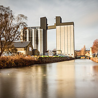 Buy canvas prints of Sugden's Old Flour Mill Tower by Gary Turner