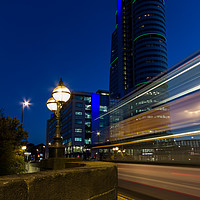 Buy canvas prints of Bridgewater Place Blue Hour by Gary Turner