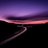 Buy canvas prints of Motorway Sunset by Gary Turner