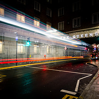 Buy canvas prints of Queens Bus Trails by Gary Turner