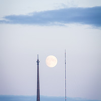 Buy canvas prints of Emley Moon Two Towers by Gary Turner