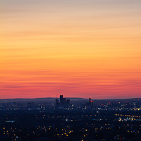 Buy canvas prints of Manchester Sunset II by Gary Turner