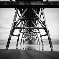 Buy canvas prints of Steetley Pier Abstract by Gary Turner