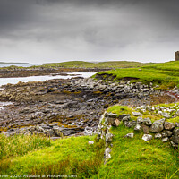 Buy canvas prints of Ruins of the Croft by Gary Turner