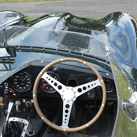 Buy canvas prints of  Jaguar D Type Cockpit by Adrian Beese