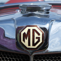 Buy canvas prints of  Vintage MG by Adrian Beese