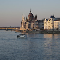 Buy canvas prints of Hungarian Parliament Building Budapest by Adrian Beese