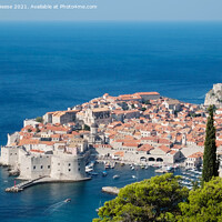 Buy canvas prints of Dubrovnik Croation Walled City by Adrian Beese