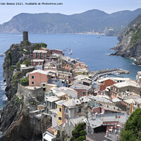 Buy canvas prints of Monterosso al Mare one of the Cinque Terra villages by Adrian Beese
