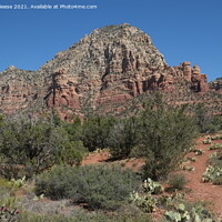 Buy canvas prints of Sedona Mountain by Adrian Beese