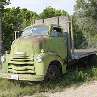 Buy canvas prints of Vintage Chevrolet Truck for sale in Utah by Adrian Beese