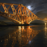 Buy canvas prints of  Forth Rail Bridge by Martin Slowey
