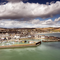 Buy canvas prints of  Stonehaven Harbour by Martin Slowey