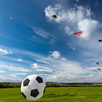 Buy canvas prints of Let's go fly a kite by Martin Slowey