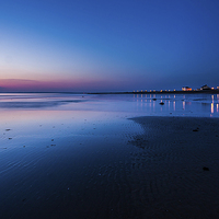 Buy canvas prints of Dinas Dinlle Blues by Taron Curtis