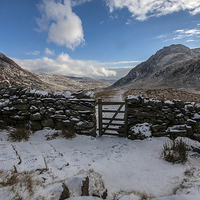 Buy canvas prints of  Winter's Gate by Taron Curtis