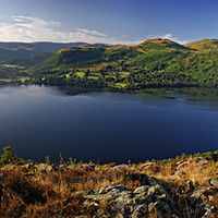 Buy canvas prints of Ullswater From Gowbarrow by Dave Massey