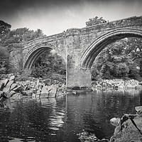 Buy canvas prints of Devils Bridge, Kirkby Lonsdale, Cumbria... by Andy Blackburn