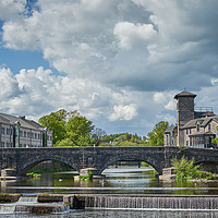Buy canvas prints of Clouds over the River Kent in Kendal...            by Andy Blackburn