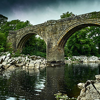 Buy canvas prints of Devils Bridge, Kirkby Lonsdale, Cumbria...         by Andy Blackburn