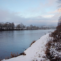 Buy canvas prints of Winter On The Tay          by Gordon Pollock