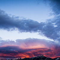 Buy canvas prints of  Clouds on Fire by Brent Olson