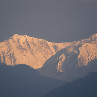 Buy canvas prints of Kanchenjunga from Yoksum by Brent Olson