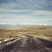 Buy canvas prints of Road to the mountains by Brent Olson