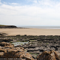 Buy canvas prints of Beach Porthcawl Wales by Kevin Round