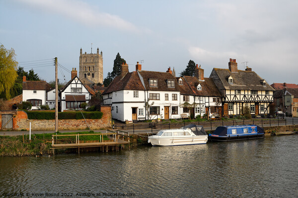 Scenic Tewkesbury Picture Board by Kevin Round
