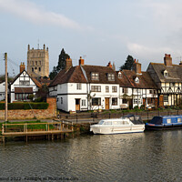 Buy canvas prints of Scenic Tewkesbury by Kevin Round