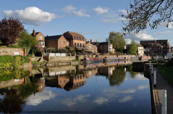 Scenic Tewkesbury Water Picture Board by Kevin Round