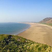Buy canvas prints of Rhossili Coast by Kevin Round