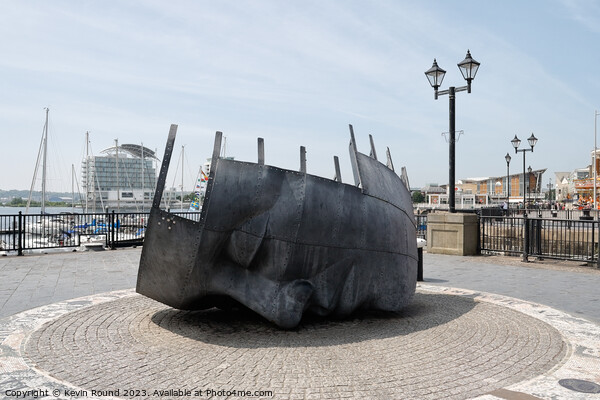 Merchant Seafarers War Memorial 2 Picture Board by Kevin Round