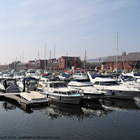 Buy canvas prints of Swansea Marina Wales 3 by Kevin Round