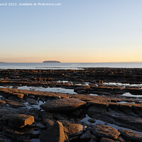 Buy canvas prints of Lavernock Point Sunset by Kevin Round