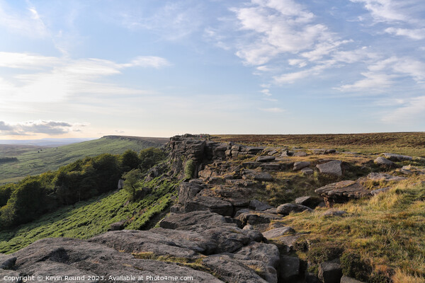 Stanage Edge outdoors 2 Picture Board by Kevin Round