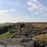 Buy canvas prints of Stanage Edge outdoors 2 by Kevin Round