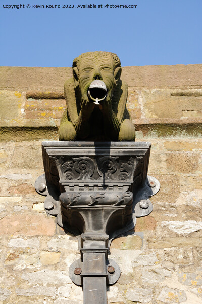 Gargoyle at Hartington church  Picture Board by Kevin Round